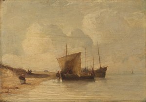 Normandy Coast by Richard Parkes Bonington