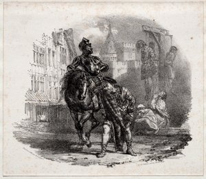 The Escape from Argyle Castle by Richard Parkes Bonington