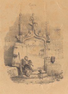 Titlepage to Restes et Fragments by Richard Parkes Bonington