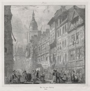 Picturesque and Romantic Voyages in Ancient France, Normandy, 1824 by Richard Parkes Bonington