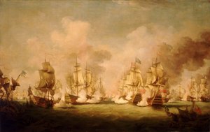 The Battle of Barfleur by Richard Paton
