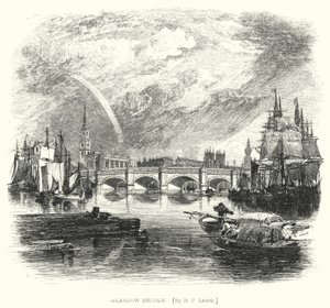 Glasgow Bridge by Richard Principal (after) Leitch