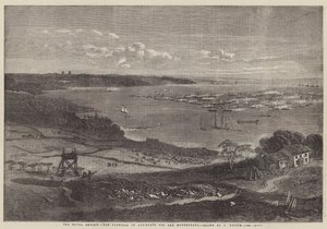 The Naval Review, the Flotilla of Gun-Boats off the Motherbank