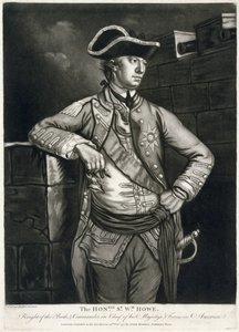 The Honorable Sir William Howe, Knight of the Bath, & Commander in Chief of his Majesty