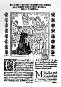 The Translator Presenting His Book to the Duke of Norfolk, c1500-1520