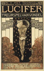 Poster for the play Lucifer, 1910