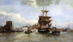 Leaving West Bute Dock by Richard Short