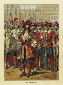 Epochs of the British Army - The Restoration by Richard Simkin