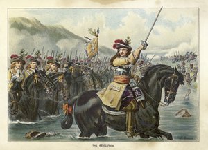 Epochs of the British Army - The Revolution by Richard Simkin