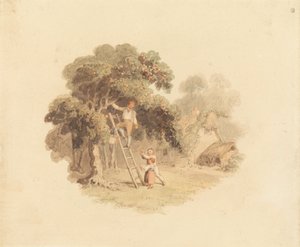 An Apple Tree Near a Cottage by Richard Westall