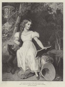 Her Majesty the Queen at the Age of Eleven Years by Richard Westall