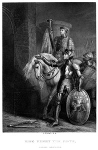 King Henry V before Harfleur, 19th century by Richard Westall