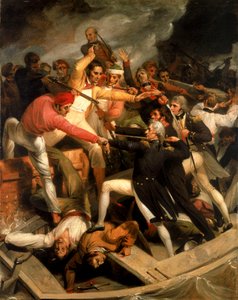 Nelson in Conflict with a Spanish Launch, July 1797