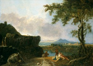 A White Monk by Richard Wilson