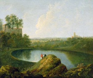 The Head of Lake Nemi by Richard Wilson