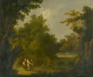The Garden of the Villa Madama, Rome by Richard Wilson