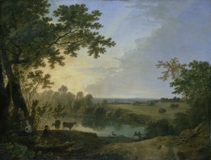 View in Windsor Great Park, early 1760s by Richard Wilson
