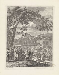 Silvio is Festively Welcomed (Il Pastor Fido) by Richard van Orley (II)