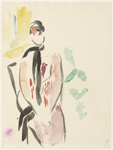 Sketch for a Portrait of Mrs. De Carnière-Wouters, Wife of the Artist