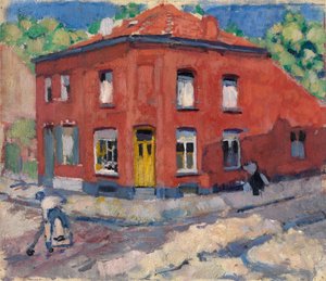 The Red House, Late Snow by Rik Wouters