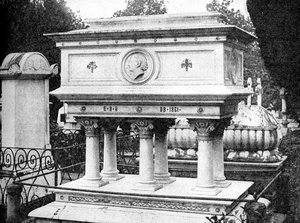 Tomb of Elizabeth Browning, Florence, design by Lord Leighton