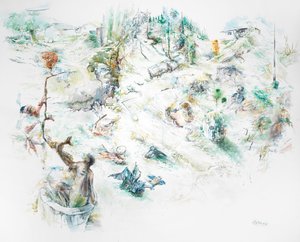 Another Sacred Grove (Cropped), 2023