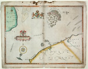 The Battle off Gravelines, 8 August 1588 by Robert (after) Adams