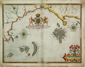 The Battle off the Isle of Wight on 4 August by Robert (after) Adams