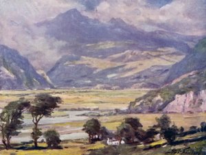 Snowdon from Traeth Mawr by Robert (after) Fowler