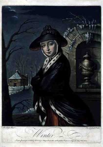 Winter, engraved by C. Corbutt, pub. by Robert Sayer, c.1760