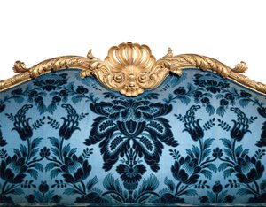 A George III giltwood sofa