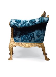 A George III giltwood sofa