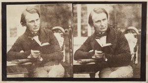 Stereographic portrait of Dr John Adamson