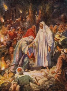 Jesus Christ betrayed by Judas by Robert Ambrose (after) Dudley
