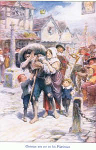 Christian Sets Out on His Pilgrimage, from The Pilgrims Progress by Robert Ambrose Dudley