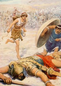 David and the Giant by Robert Ambrose Dudley