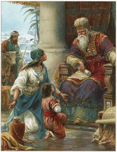 Hannah bringing Samuel to Eli by Robert Ambrose Dudley