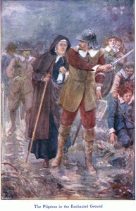 The Pilgrims in the enchanted ground, from The Pilgrims Progress published by John F Shaw & Co, c.1900