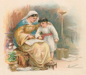 Timothy and his mother by Robert Ambrose Dudley