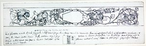 Design for endpapers, c.1895 by Robert Anning Bell