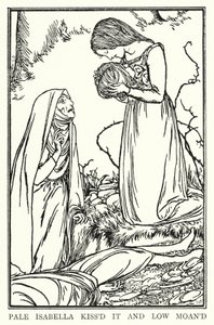 Illustration for Poems by John Keats: Isabella or The Pot of Basil