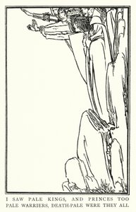 Illustration for Poems by John Keats: La Belle Dame Sans Merci by Robert Anning Bell