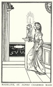 Illustration for Poems by John Keats: The Eve of St Agnes by Robert Anning Bell