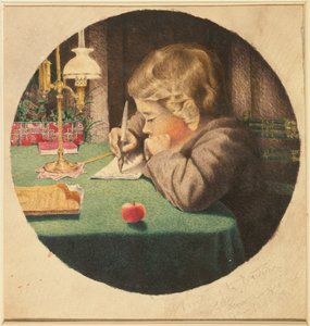 Writing to Mother by Robert B. Brandegee