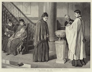 A Christening in the Chapel of the Foundling Hospital by Robert Barnes