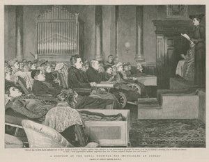 A Concert at the Royal Hospital for Incurables at Putney by Robert Barnes