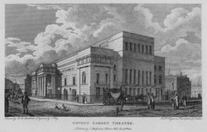 Covent Garden Theatre by Robert Blemell (after) Schnebbelie