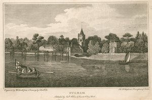 Fulham Church, London by Robert Blemell Schnebbelie