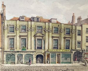 Shaftesbury House, Aldersgate Street, London by Robert Blemell Schnebbelie