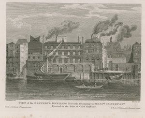 View of the brewery and dwelling house